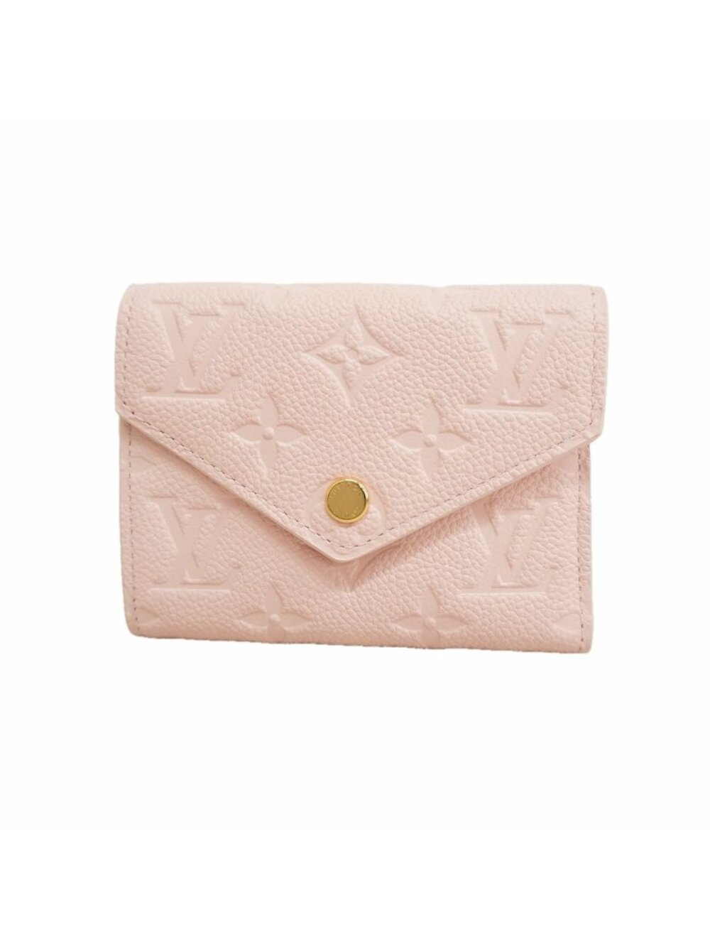 Louis Vuitton Trifold Wallet Monogram Empreinte Portefeuille Victorine Roseau